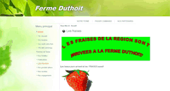 Desktop Screenshot of ferme-duthoit.fr